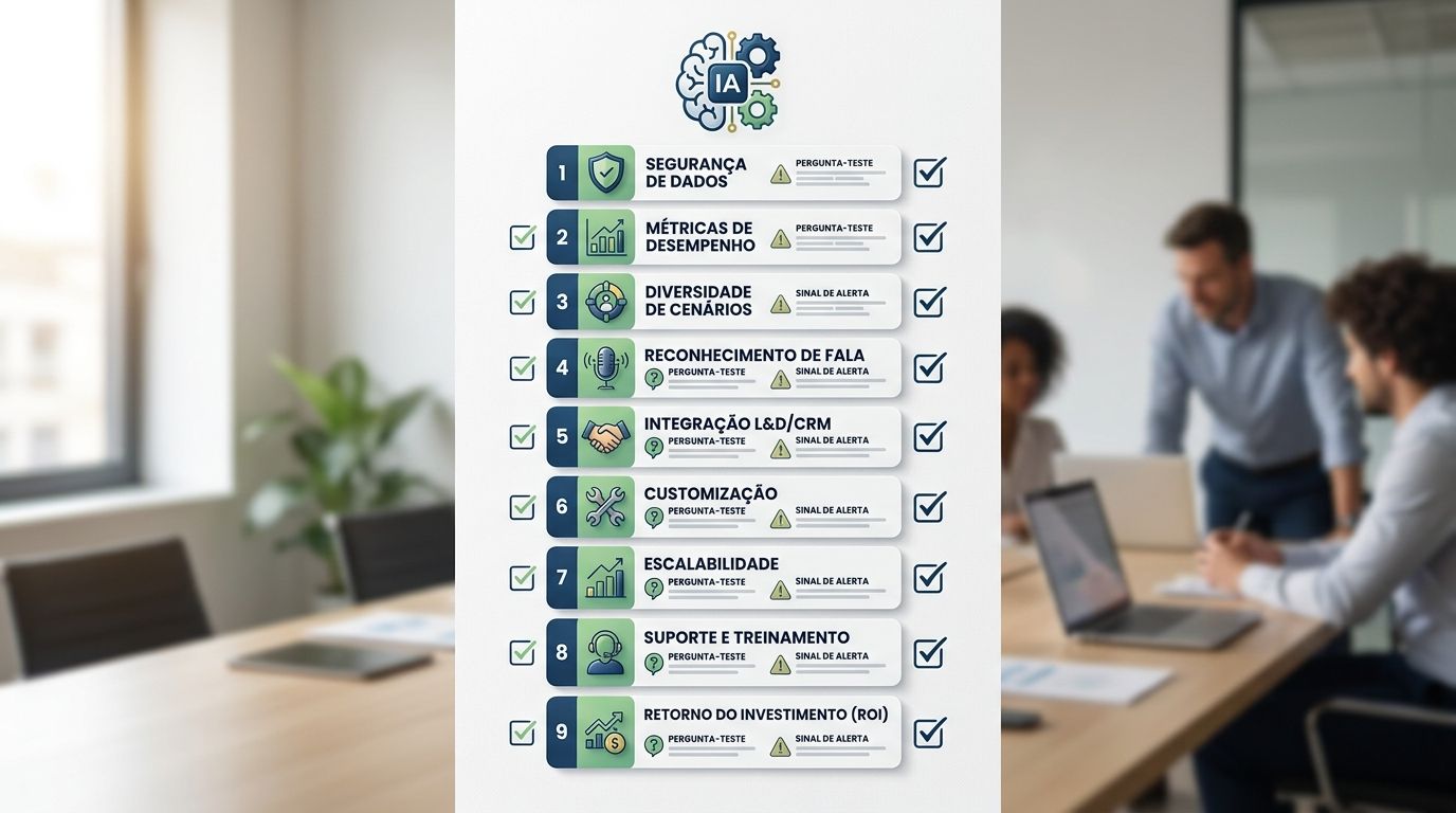Checklist: 9 critérios para escolher uma plataforma de roleplay com IA