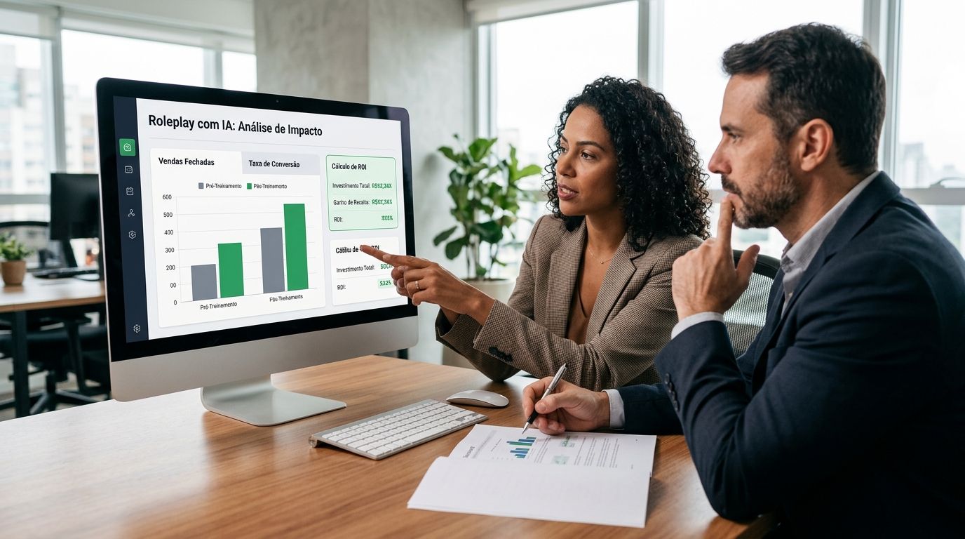 Como medir o ROI de um programa de roleplay com IA na prática