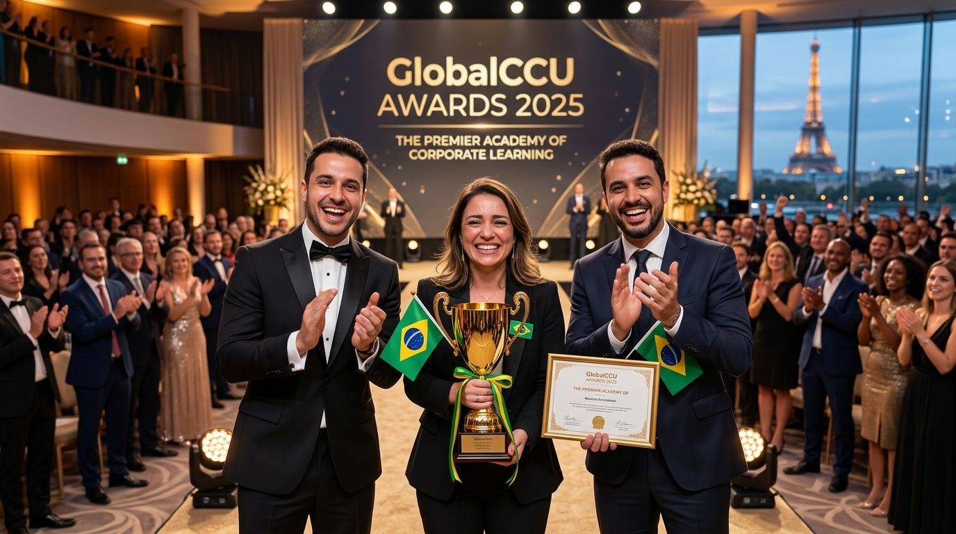 GlobalCCU Awards 2025: Brasil domina o pódio mundial de universidades corporativas (CAIXA leva o Ouro)
