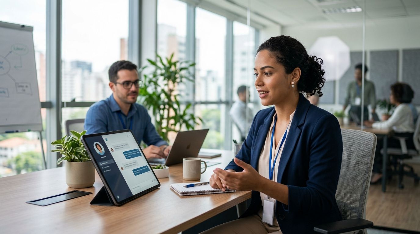 O que é roleplay com IA e como usar no treinamento corporativo