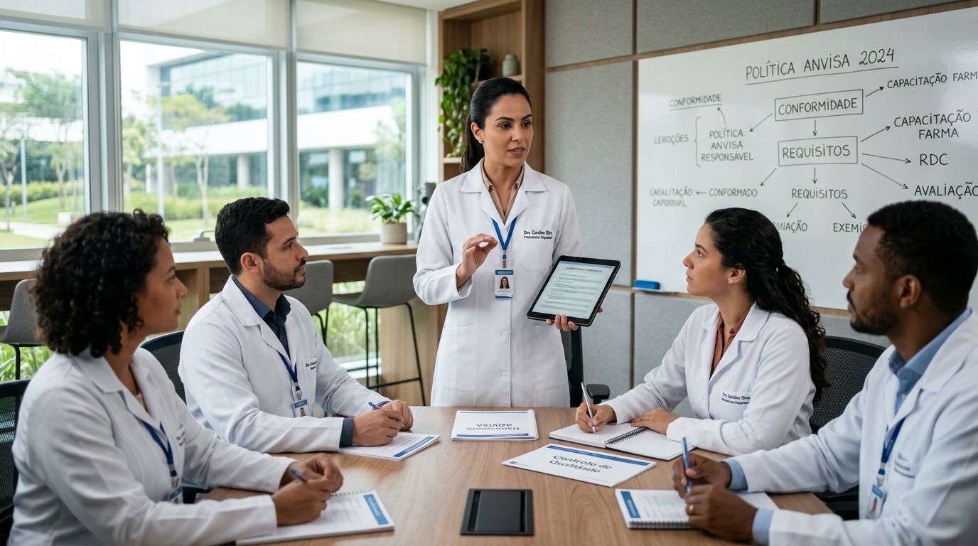 Política de treinamento ANVISA: guia para farmacêuticas