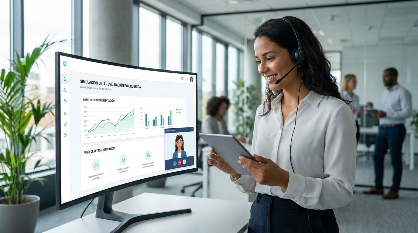 Qué es el roleplay con IA y cómo se usa en la formación corporativa