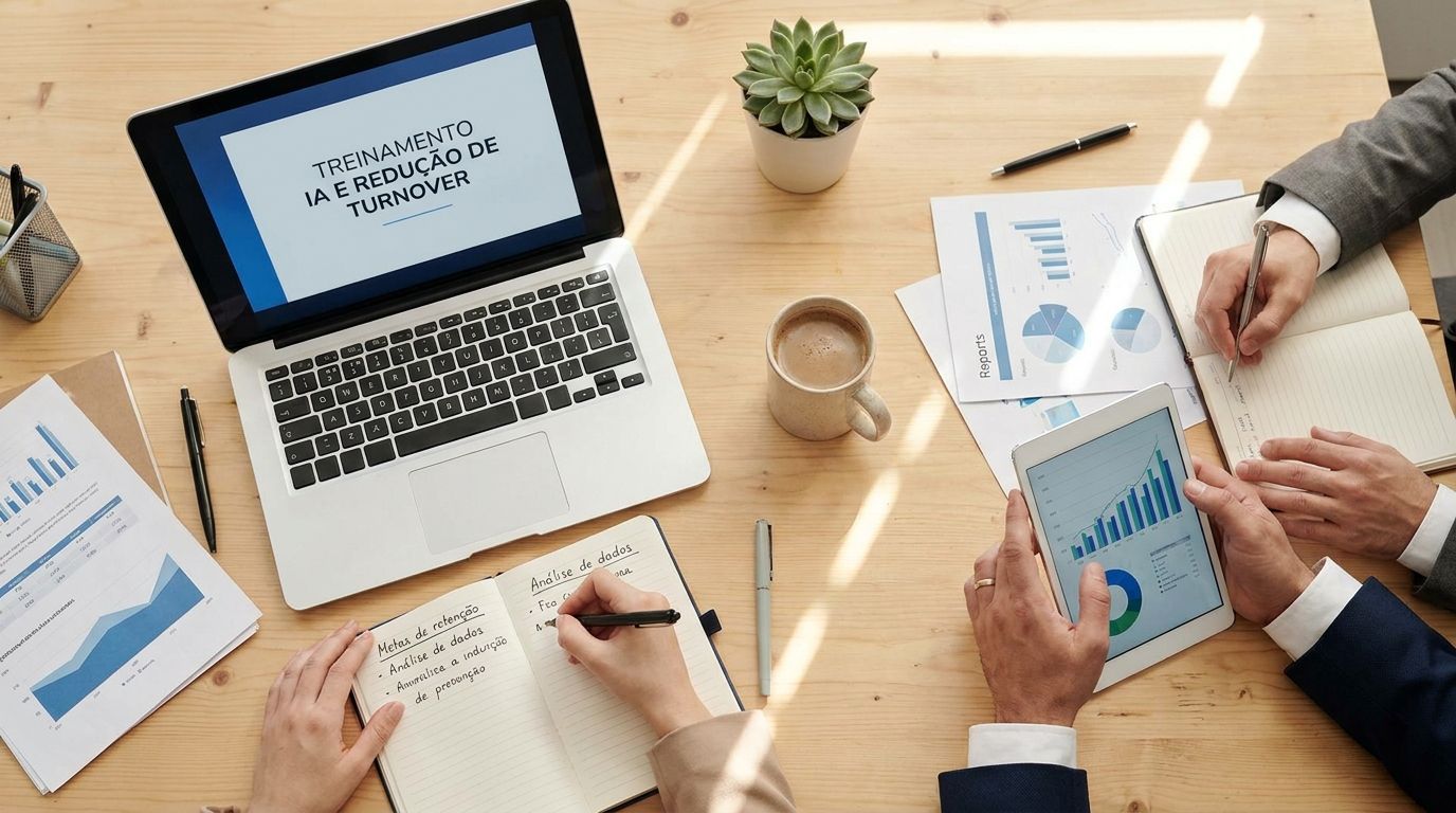 Rotatividade em call center: como o treinamento com IA reduz o turnover de 44%